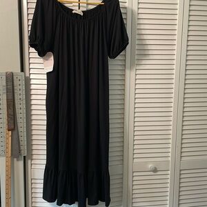 Dress up ladies black dress